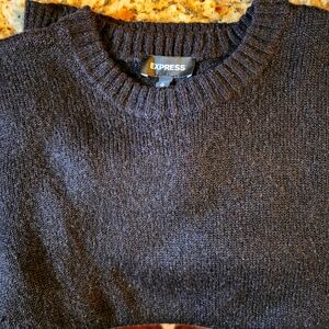Express Black Knit Sweater
